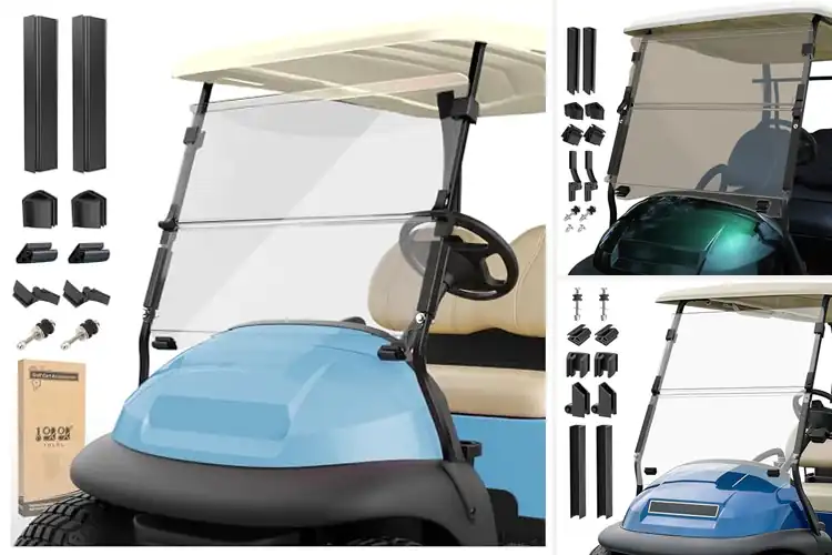 Detailed view of Best UV Resistant Golf Cart Windshields
