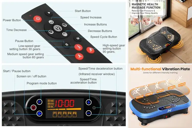 Detailed view of Best Vibration Plates For Lymphatic Drainage