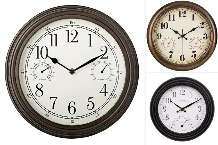 Detailed view of Best Weather Resistant Indoor Outdoor Clock