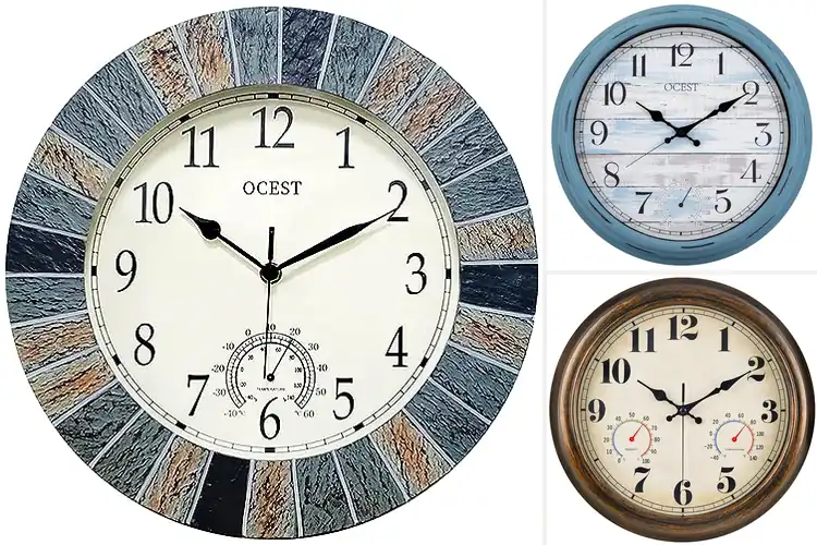 Detailed view of Best Weather Resistant Outdoor Clock Features