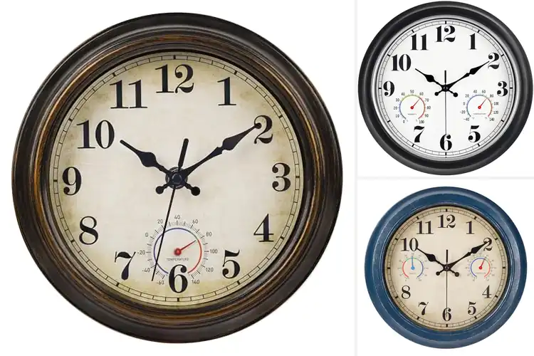 Detailed view of Best Weather Resistant Outdoor Clock