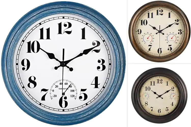 Detailed view of Best Weather-Resistant Wall Clocks