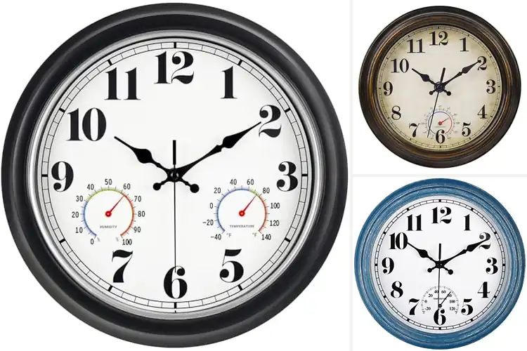 Detailed view of Best Weatherproof Clocks: Top Durable Picks for Any Weather